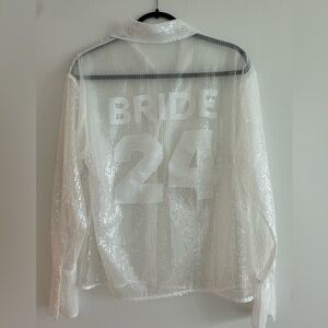KYHA Bridal Sequin Button Down (2024)
